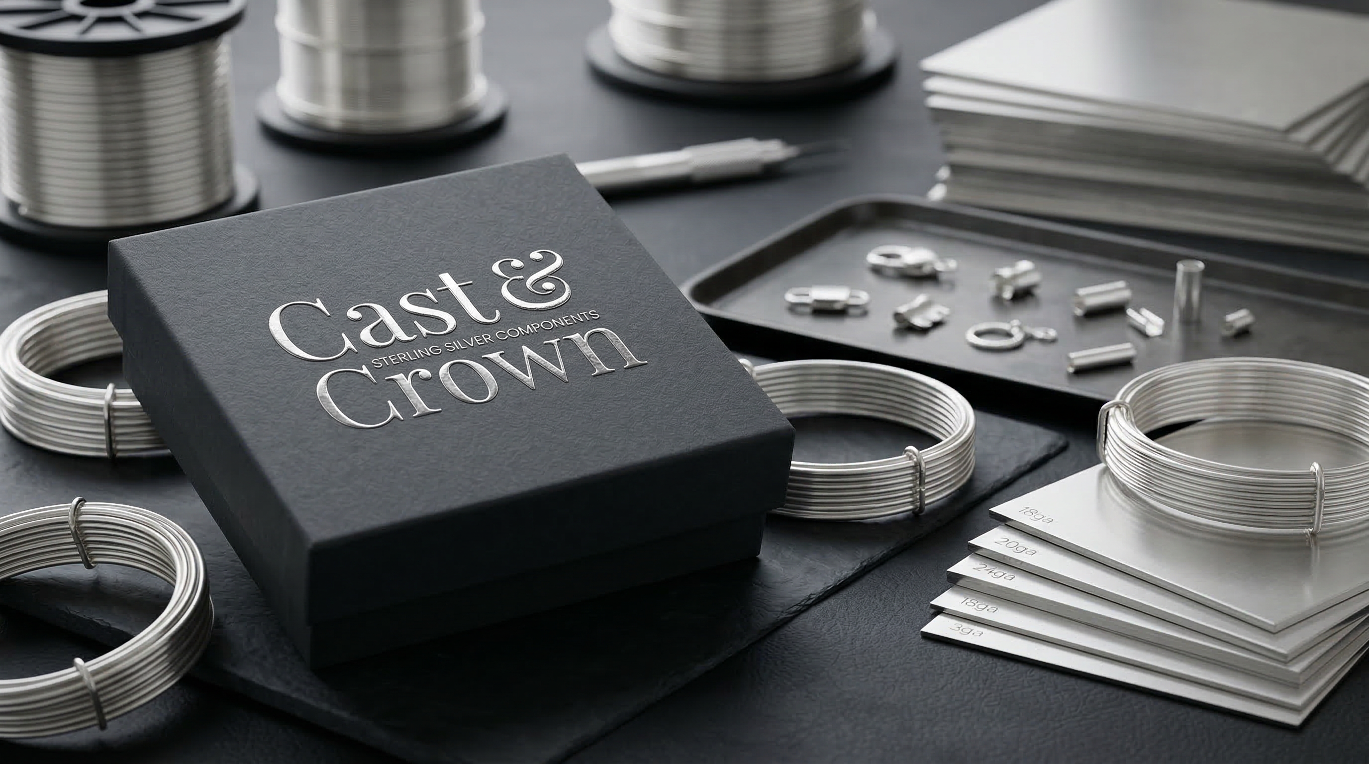 Sterling silver components
